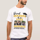 Proud Grandpa of the Graduate Photo collage T-Shirt (Vorderseite)