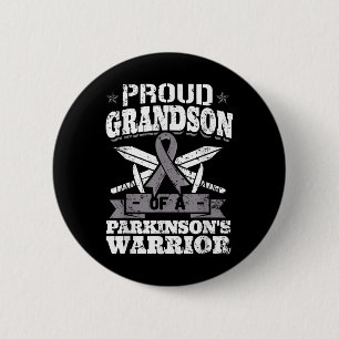 Proud Grandson of A Parkinsons Krieger Pd Awarenes Button