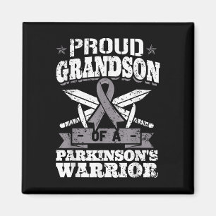 Proud Grandson of A Parkinsons Krieger Pd Awarenes Magnet