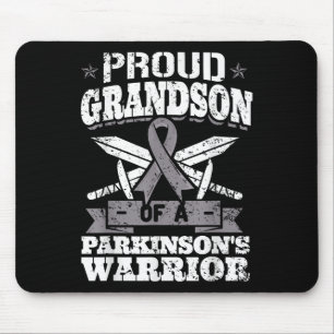 Proud Grandson of A Parkinsons Krieger Pd Awarenes Mousepad