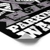 Proud Grandson of A Parkinsons Krieger Pd Awarenes Poster (Ecke)