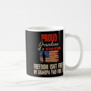 Proud Grandson vietnamesischer Militärfamilie Kaffeetasse