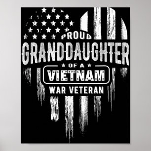 Proud Grandtochter Vietnam Krieg Veteran Opa Gr Poster