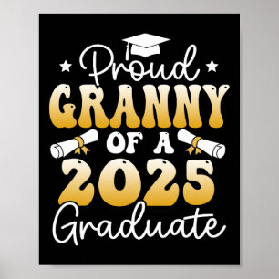 Proud Granny mit einer Cl von 2025 Graduate Senior Poster