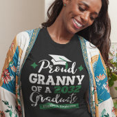 Proud Granny von 2023 Absolvent schwarzen grünen T T-Shirt