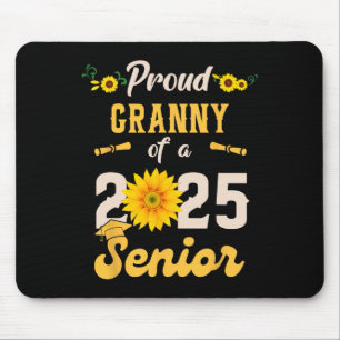 Proud Granny von einer Cl of 2025 Senior Abschluss Mousepad