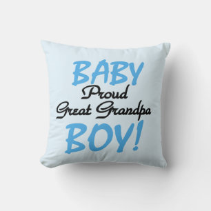 Proud Great Grandpa Baby Boy Geschenke Kissen