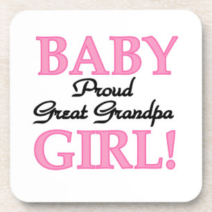 Proud Great Grandpa Baby Girls Getränkeuntersetzer