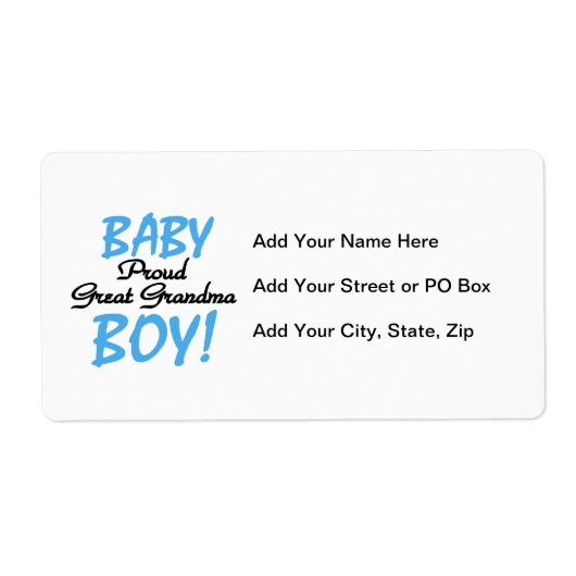 Proud Great Oma Baby Boy Geschenke (Vorne)