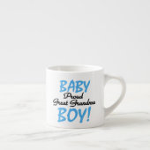 Proud Great Oma Baby Boy Geschenke Espressotasse (Rechts)
