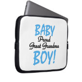 Proud Great Oma Baby Boy Geschenke Laptopschutzhülle (Vorne Rechts)