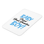 Proud Great Oma Baby Boy Geschenke Magnet (Linke Seite)