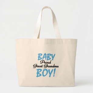 Proud Great Oma Baby Boy Tshirts und Geschenke Jumbo Stoffbeutel