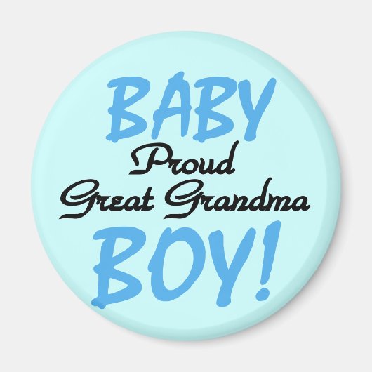 Proud Great Oma Baby Boy Tshirts und Geschenke Magnet (Vorne)