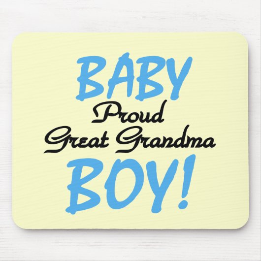 Proud Great Oma Baby Boy Tshirts und Geschenke Mousepad (Vorne)