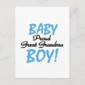 Proud Great Oma Baby Boy Tshirts und Geschenke Postkarte (Vorderseite)