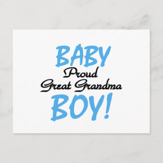 Proud Great Oma Baby Boy Tshirts und Geschenke Postkarte