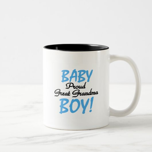 Proud Great Oma Baby Boy Tshirts und Geschenke Zweifarbige Tasse (Rechts)