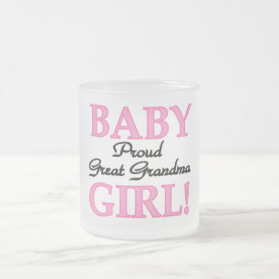 Proud Great Oma Baby Girl Tshirts und Geschenke Mattglastasse