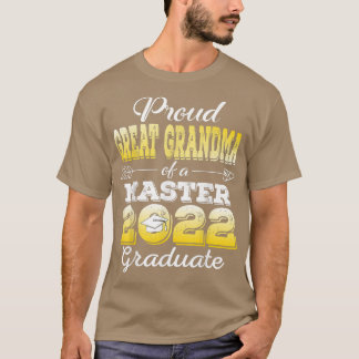 Proud Great Oma of 2022 Class Master Graduate  T-Shirt