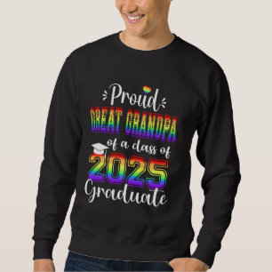 Proud Great Opa of 2025 Graduate Class 2025 Gr Sweatshirt