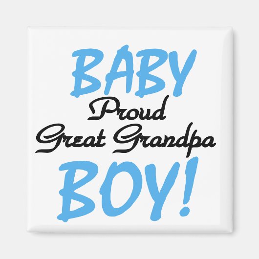 Proud Great Opa of Boy Tshirts and Gifts Magnet (Vorne)