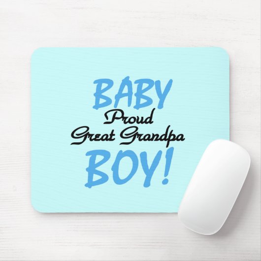 Proud Great Opa of Boy Tshirts and Gifts Mousepad (Mit Mouse)