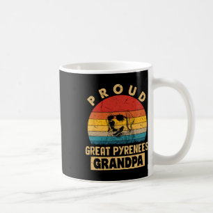 Proud Great Pyrenäen Grandpa Dog gibt Funny Grand Kaffeetasse