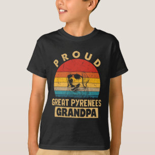 Proud Great Pyrenäen Grandpa Dog gibt Funny Grand T-Shirt