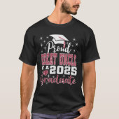 Proud Great Uncle of 2025 College Graduate Family  T-Shirt (Vorderseite)