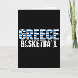 Proud Greece Sketll Fans Jersey Griechische Flagge Karte