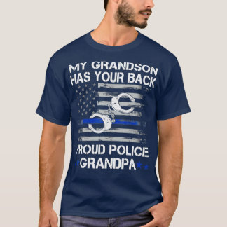 Proud Großvater eines Polizeibeamten Mein Opa T-Shirt