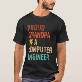 Proud Großvater eines Vintagen Computeringenieurs T-Shirt