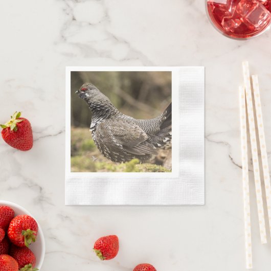 Proud Grouse Serviette (Beispiel)