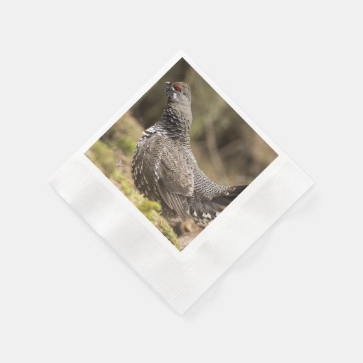 Proud Grouse Serviette (Ecke)