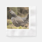 Proud Grouse Serviette (Vorderseite)