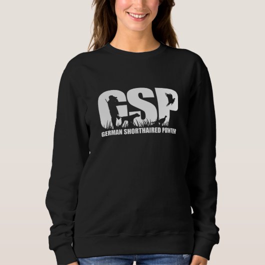 Proud GSP German Shorthaired Pointer hunting hound Sweatshirt (Vorderseite)