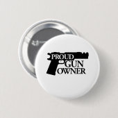 Proud Gun Owner Button (Vorne & Hinten)