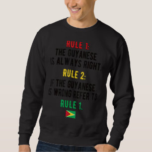 Proud Guyana regiert Guyana Flag Guyanese Roots Sweatshirt