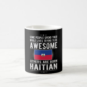 Proud Haitian Flag Haiti Heritage Haitian Roots Kaffeetasse