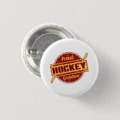 Proud Hockey Grandma Button (Vorne & Hinten)