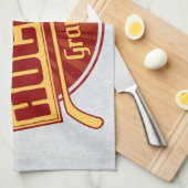 Proud Hockey Grandma Geschirrtuch (Viertel Falte)