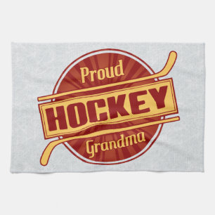 Proud Hockey Grandma Geschirrtuch