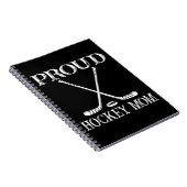 Proud Hockey-Mama Notizblock (Rechte Seite)