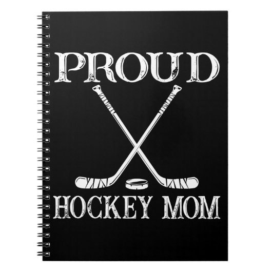 Proud Hockey-Mama Notizblock (Vorderseite)