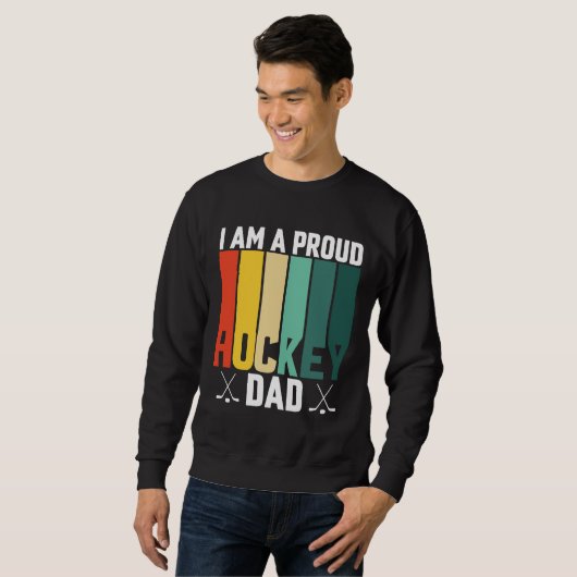 Proud Hockey-Vater Sweatshirt (Vorne ganz)