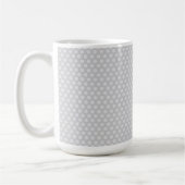 Proud Homeschool Mama Gray Polka Punkte Kaffeetasse (Links)
