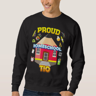 Proud Homeschool Tio Vater Mama Familie kehrte zur Sweatshirt