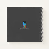 Proud Horse Spiral Notebook Notizblock (Rückseite)