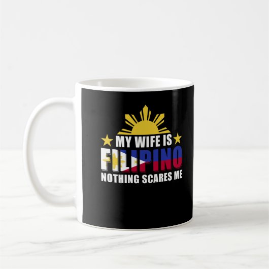 Proud Husband Boyfriend Filipino Ehefrau Philippin Kaffeetasse (Links)